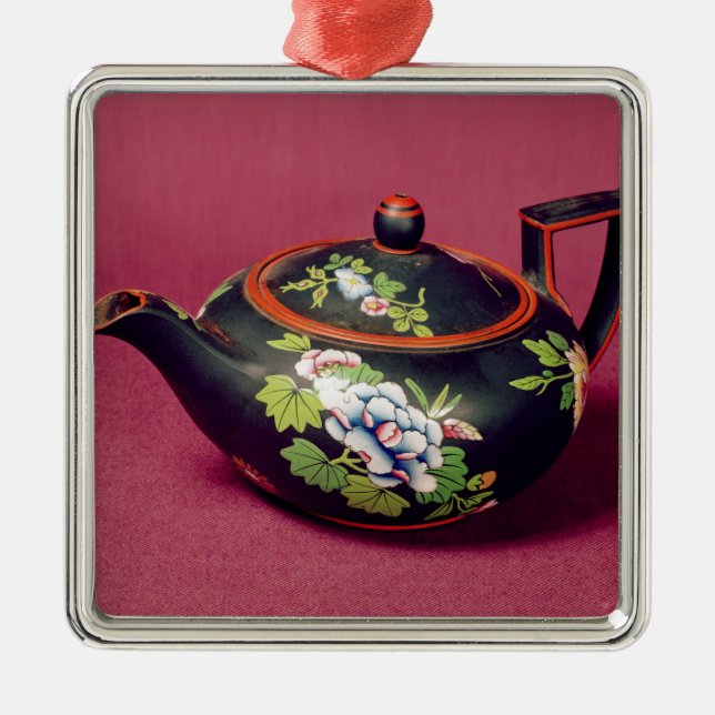 Adorno Metálico Tetera negra del basalto (Frente)