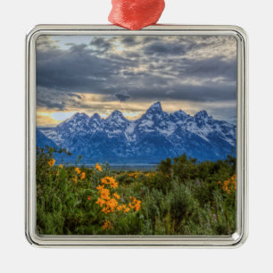 Adorno Metálico Tetons magnífico