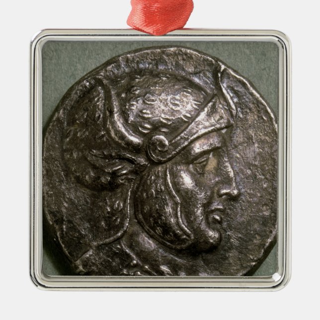 Adorno Metálico Tetradrachma del rey de Seleucus I de Siria (Frente)