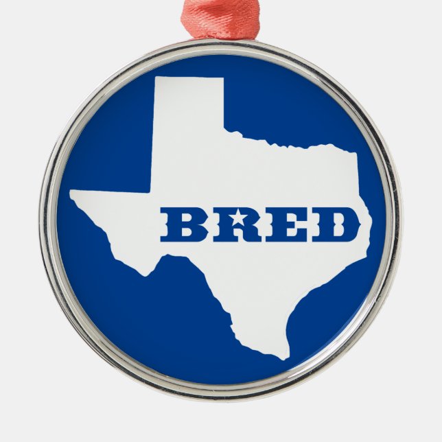 Adorno Metálico Texas Bred (Frente)