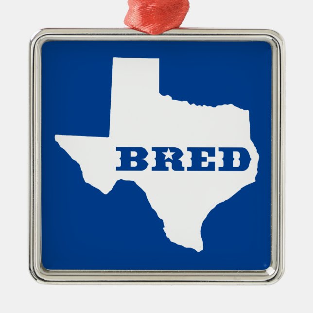 Adorno Metálico Texas Bred (Frente)