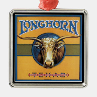 Adorno Metálico Texas Longhorn Cattle