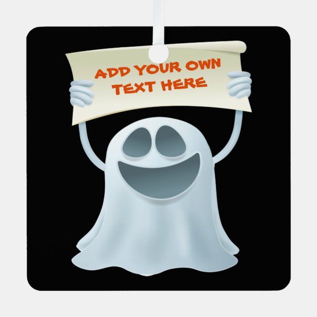 Adorno Metálico Texto de retención de fantasma (Anverso)