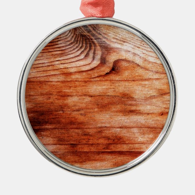 Adorno Metálico Textura de grano de madera (Frente)