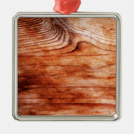 Adorno Metálico Textura de grano de madera