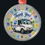 Adorno Metálico Thank you Postal Workers<br><div class="desc">Thank you Postal Workers</div>