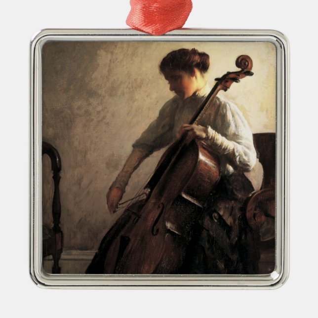 Adorno Metálico The Cellist (por Joseph DeCamp) (Frente)