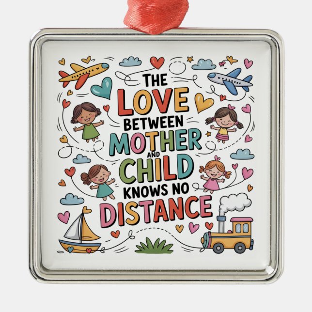Adorno Metálico The Love Between Mother And Child (Frente)