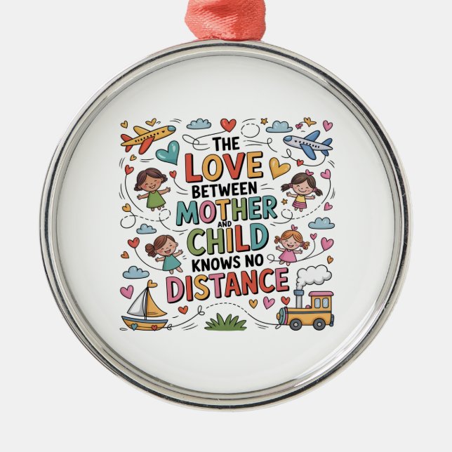 Adorno Metálico The Love Between Mother And Child (Frente)