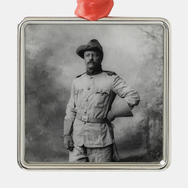 Adorno Metálico Theodore Roosevelt (Frente)