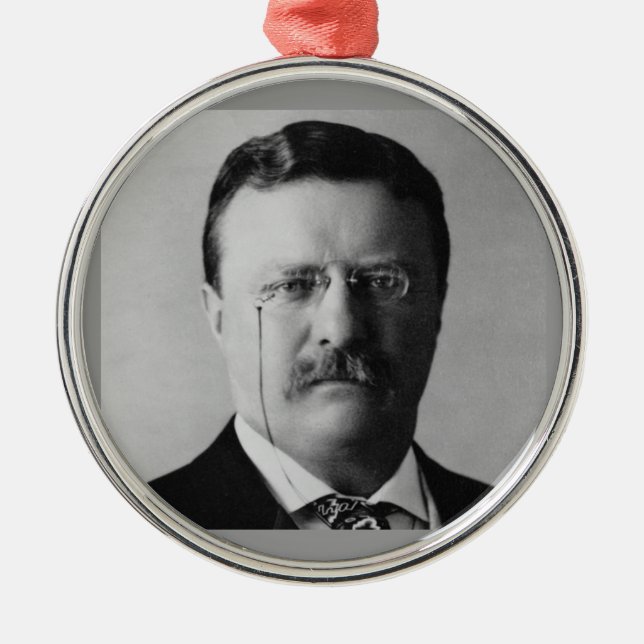 Adorno Metálico Theodore Roosevelt 26° presidente (Frente)