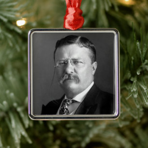 Adorno Metálico Theodoro Roosevelt Teddy Presidente Republicano