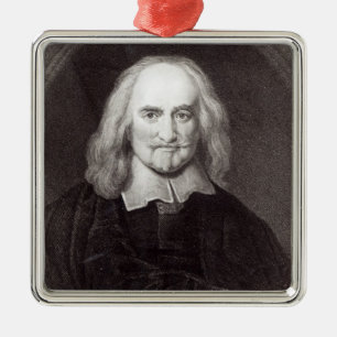 Adorno Metálico Thomas Hobbes de la 'Galería de Retratos'