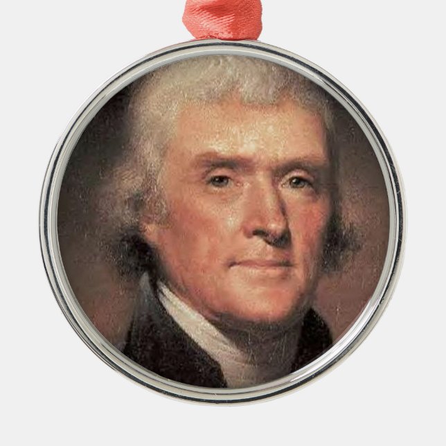 Adorno Metálico Thomas Jefferson (Frente)