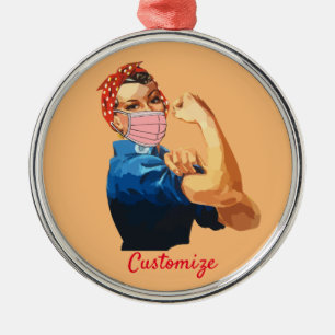 Adorno Metálico Thunder_Cove: Empoderamiento femenino enmascarado 