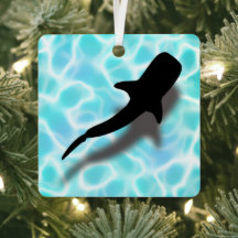 Tiburón ballena personalizado con Navidades de Sha