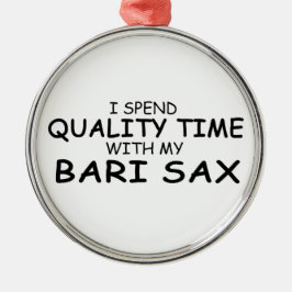 Adorno Metálico Tiempo de calidad Bari Sax