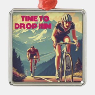 Adorno Metálico Tiempo De Dejarlo En Ciclismo
