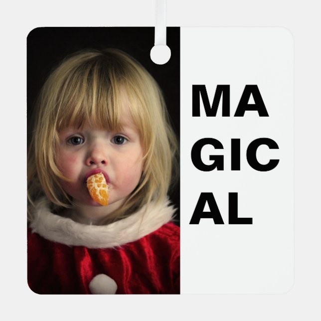 Adorno Metálico Tiempo mágico (Anverso)