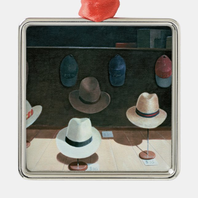 Adorno Metálico Tienda de gorra 1990 (Frente)