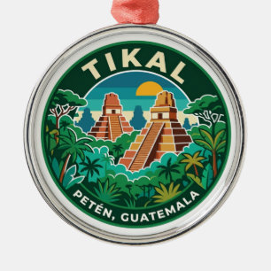 Adorno Metálico Tikal Guatemala