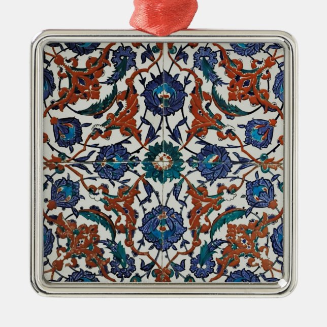 Adorno Metálico Tile del piso del Louvre (Frente)