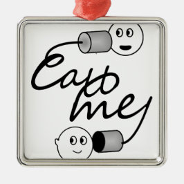 Adorno Metálico Tin Can Phone Call Me