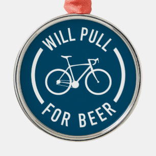 Adorno Metálico Tiraré para cerveza en bicicleta