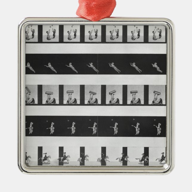 Adorno Metálico Tiras de la imagen para un praxinoscope (Frente)