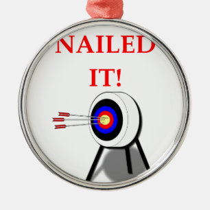 ADORNO METÁLICO TIRO AL ARCO