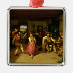 Adorno Metálico Tiroteo y baile de la blanco en Oberbayern, 1841