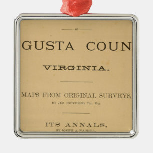 Adorno Metálico Título Página Condado de Augusta, Virginia
