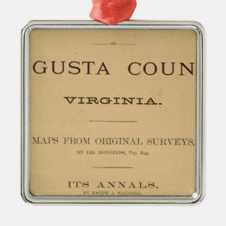 Adorno Metálico Título Página Condado de Augusta, Virginia
