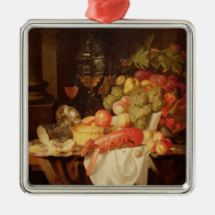 Adorno Metálico Todavía vida con la langosta