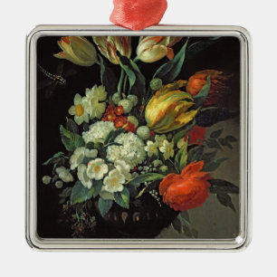 Adorno Metálico Todavía vida con las flores, 1764