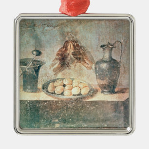 Adorno Metálico Todavía vida con los huevos y los tordos