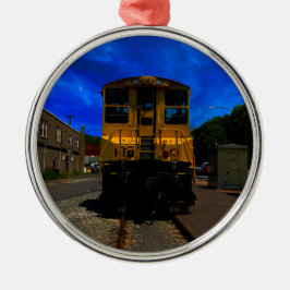 Adorno Metálico Todos a bordo del tren