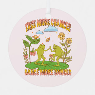 Adorno Metálico Toma más oportunidades, baila más bailes