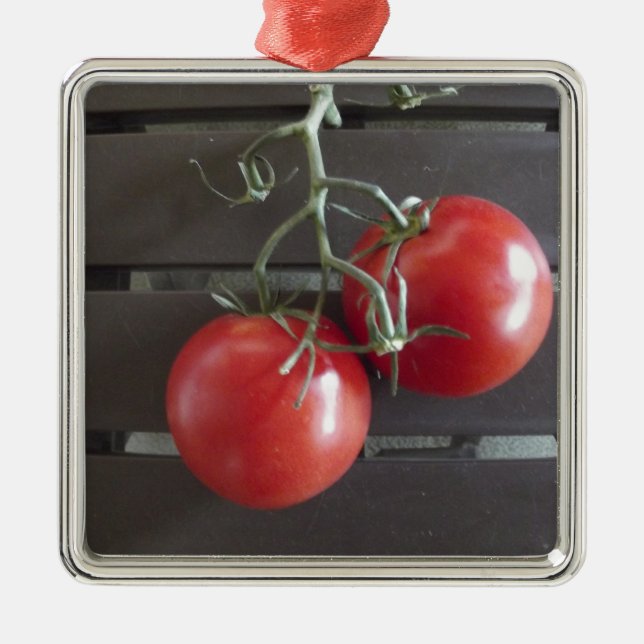 Adorno Metálico Tomates (Frente)