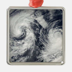 Adorno Metálico Tormentas tropicales Boris y Cristina