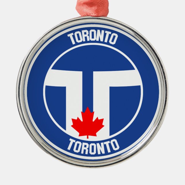 Adorno Metálico Toronto Round Emblem (Frente)
