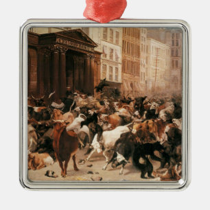 Adorno Metálico Toros y Osos en el Mercado de Valores (W.H. Beard)