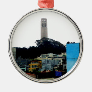 Adorno Metálico Torre de Coit