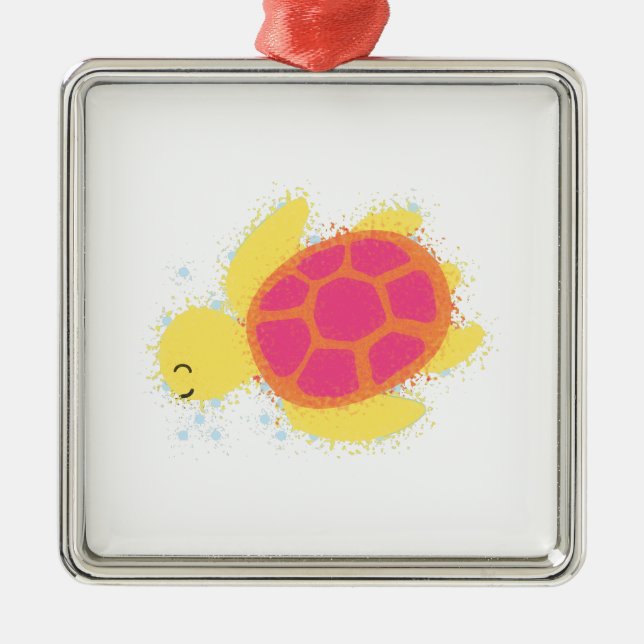 Adorno Metálico Tortuga marina (Frente)