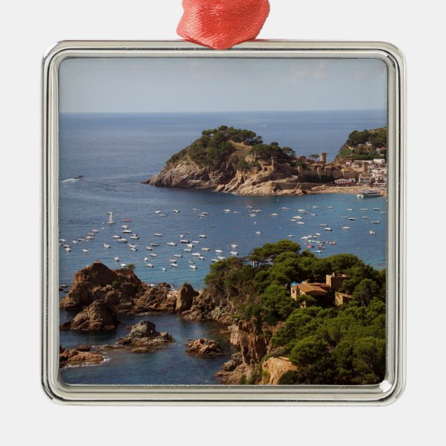 Adorno Metálico TOSSA DE MAR. Localidad en la Costa Brava. (Frente)