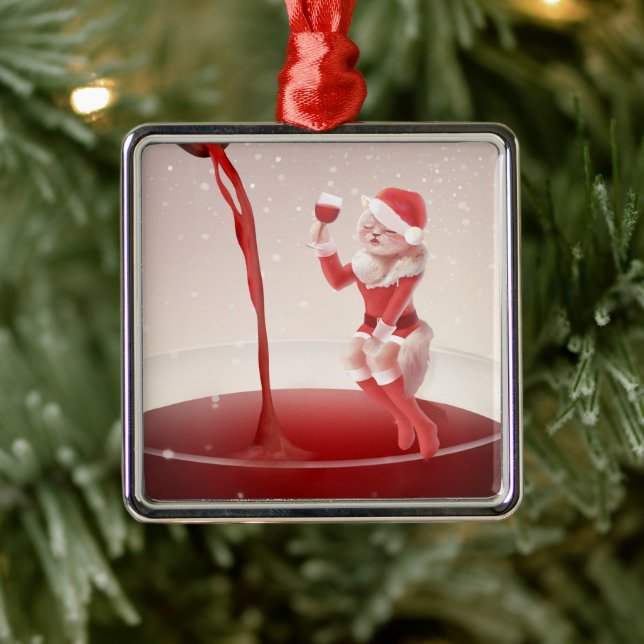 Adorno Metálico Tostada de los Navidades Meowy (Árbol)