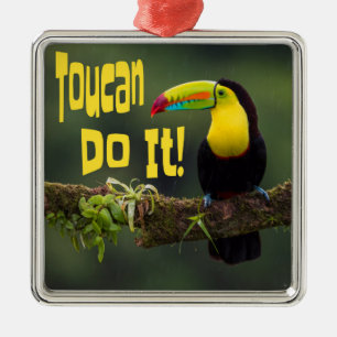 Adorno Metálico ¡Toucan Lo Hace! Pun divertidísimo con motivos de 