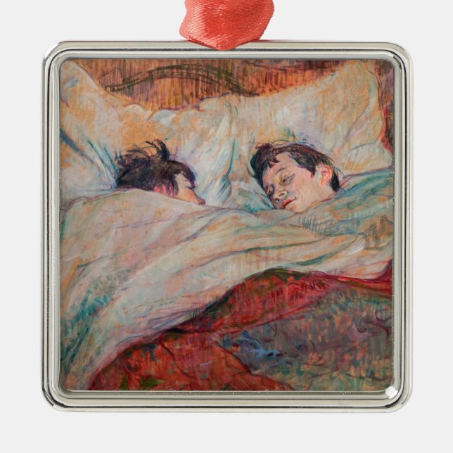 Adorno Metálico Toulouse-Lautrec - La cama (Frente)