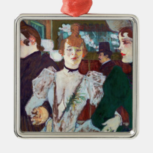 Adorno Metálico Toulouse-Lautrec - La Goulue llegando al Rouge