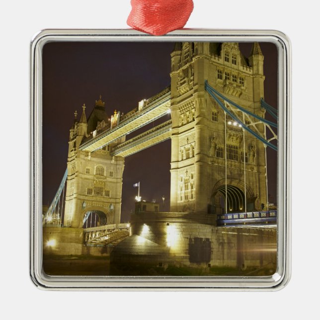 Adorno Metálico Tower Bridge y River Thames al atardecer, Londres, (Frente)